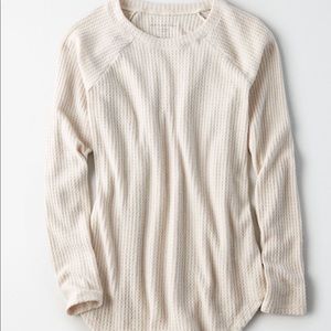 American Eagle Waffle Top